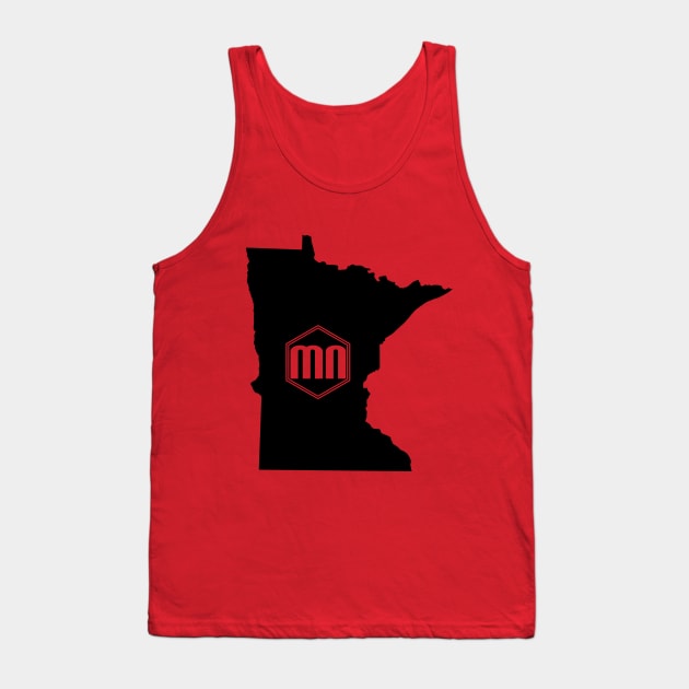 Minnesota Homer (Black) Tank Top by caknuck